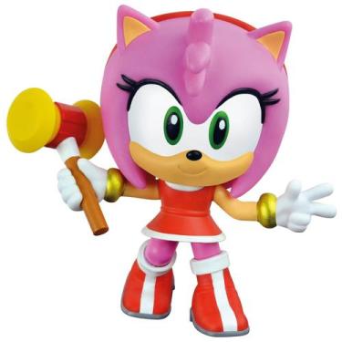 Imagem de Amy Rose Fandom Box Boneco Sonic Colecionável Original Video Game - Lí