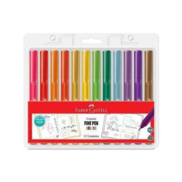 Imagem de Caneta Fine Pen 0.4 Colors 12Un Faber-Castell Es Pm