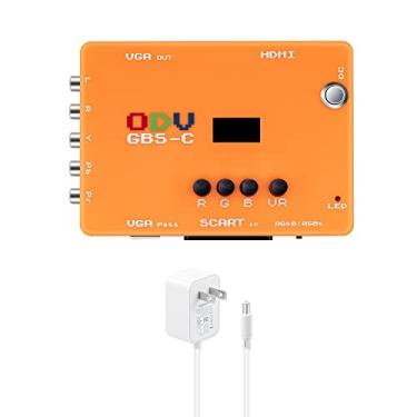 Imagem de Mcbazel Conversor de digitalização componente VGA/Scart para VGA/HDMI ODV-GBS-C para console de jogos retrô com plugue EUA