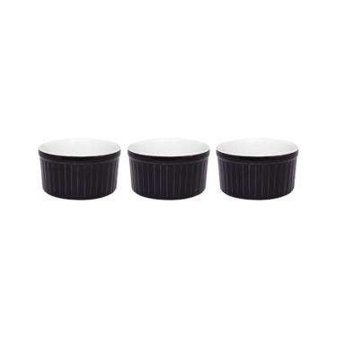 Imagem de Conjunto De Tigelas Ramequins De Ceramica Salgado 180ml 3pcs Oxford