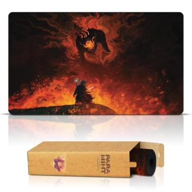 Imagem de Paramint The Shadow and The Flame (Stitched) - LOTR Lord of The Rings - Compatible for Magic The Gathering Playmat - Play MTG, YuGiOh, Pokemon, TCG - Original Play Mat Art Designs & Accessories