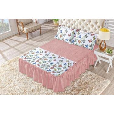 Imagem de Colcha Nature Casal Padrão 03 Peças - Casa Artuz, Rosê