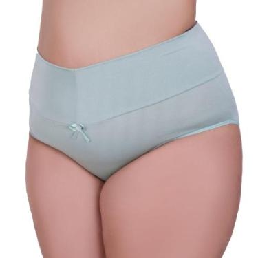 Imagem de Calcinha Plus Size Cintura Alta Tanga Grande Cós Alto 50 ao 56 - c11 T