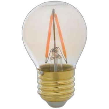 Imagem de Lâmpada Led Filamento Vintage Globo G45 3W Âmbar - Taschibra, Unico, L