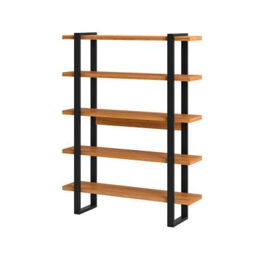 Imagem de Estante Anah Freijó e Preto 135 cm