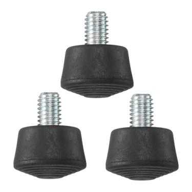 Imagem de PATIKIL Ponta de borracha para pés, universal antiderrapante, rosca de 3/20.3 cm, pontas de pé de tripé de borracha para monopé, peças de reposição projetadas em superfície lisa e irregular (33 x 27