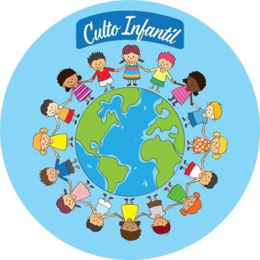 Imagem de Capas Painel Mini Redondo Mesa Religioso Infantil Decoração - NoBrand,