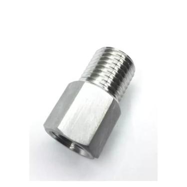 Imagem de WWECCQIJ M14 x 1,5 mm fêmea para M12 x 1,25 mm macho 304 bucha redutora de aço inoxidável conector de encaixe de tubo medidor de alta pressão