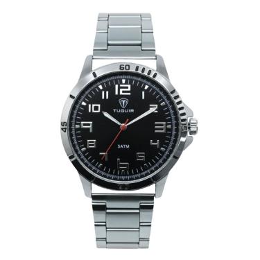 Imagem de Relógio Masculino Tuguir Analógico TG222-2C Prata e Preto