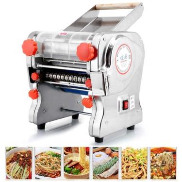 Imagem de Máquina de Macarrão Elétrica Hengwei, 750W, Aço Inox, 110v, ELE ELEOPTION, Prateado