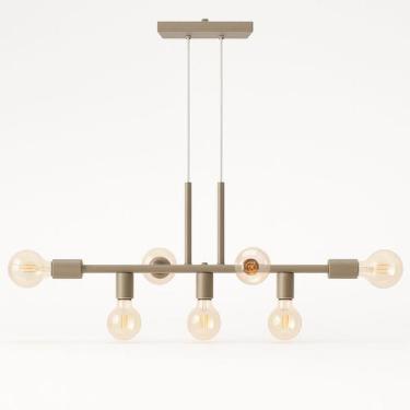 Imagem de Pendente Rubis Aluminio Teto E27 7 Luzes Lumini Lab