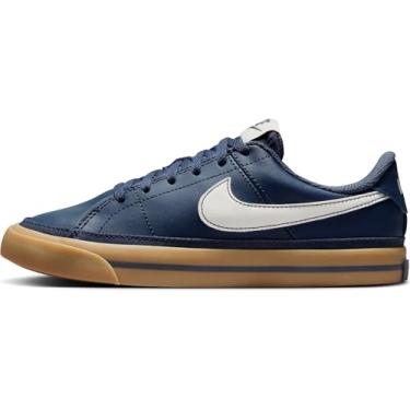 Imagem de Nike Tênis infantil Court Legacy (DA5380-401, azul trovão/marrom claro/vela), Azul trovão/marrom claro/vela, 20