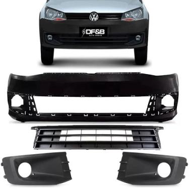 Imagem de Parachoque Dianteiro Saveiro G6 2013 A 2016 Preto Texturizad - DFEB, B
