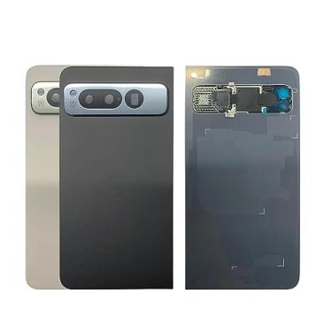 Imagem de SHOWGOOD Capa de bateria dobrável para Google Pixel Fold capa de substituição para capa traseira Google Fold (branca)