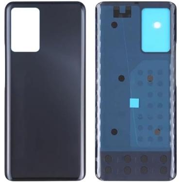 Imagem de Algasan SHOWGOOD para ZTE Blade A31 (2021) com logotipo capa traseira de bateria de telefone peças de reposição para ZTE Blade A31 2021 capa traseira de bateria (preto)