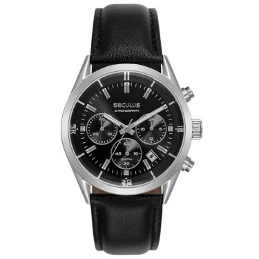 Imagem de Relógio Seculus Masculino Ref: 77339g0svnc1 Cronógrafo Prateado