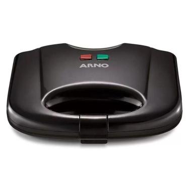 Imagem de Sanduicheira Arno Compacta Antiaderente 700w - Sacb Preto 220V
