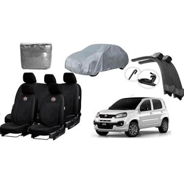 Imagem de Capa de couro +Capa de cobrir + Limpador de para - brisa -Fiat uno 14-21