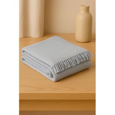 Imagem de Manta Para Sofá Gigante Luxo KING Manta Decorativa Premium 100% Algodão – Capa Protetora e Decorativa para Sofá Cama ou Sala (KING 3mx1,80m CINZA CLARO)