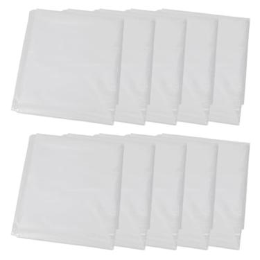 Imagem de GOMAKERER 10 pacotes de sacos de coletor de poeira de 80 x 100 cm, sacos de substituição de coletor de poeira de plástico transparente bolsa de coleta de poeira de grande capacidade para máquinas de