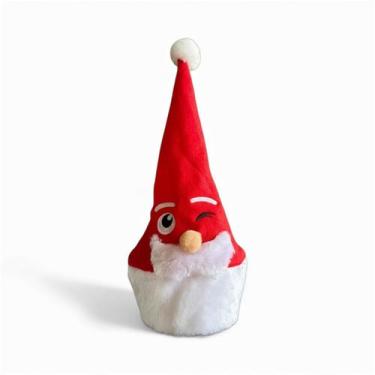 Imagem de Kit 2 Gorros de Natal de Pelúcia com Carinha de Papai Noel - 24235E5, 