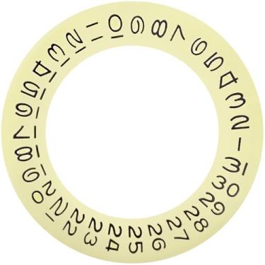 Imagem de hengfento2 Disco de data calendário para relógio champanhe Tudor Prince Movement Eta 2834-2, 2836-2 8200