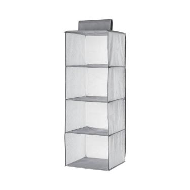 Imagem de Prateleira Dobrável Tnt Com 4 Divisórias Branca Ordene