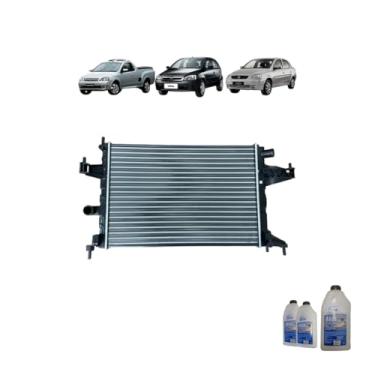 Imagem de Kit Radiador GM Corsa 2002 Montana 1.4/1.8 C/Ar + Água Desmineralizada
