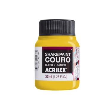 Imagem de Verniz Para Couro Acrilex 100ml Base Água – Acabamento Semibrilho, Fosco ou Brilhante, Proteção e Durabilidade Para Couro Natural e Sintético (AMARELO OURO 505)
