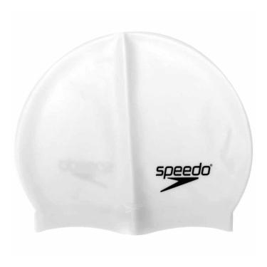 Imagem de Touca Speedo Flat Cap Branco - Adulto-Unissex