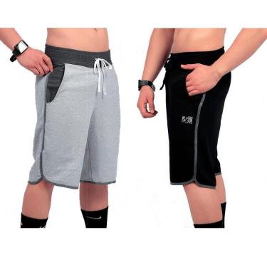 Imagem de Kit 2 Bermudas Moletinho Masculinas Indian-Masculino