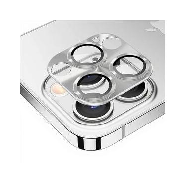 Imagem de Protetor de Lente de Câmera de Alumínio para iPhone 12 Pro - Prata - Gshield