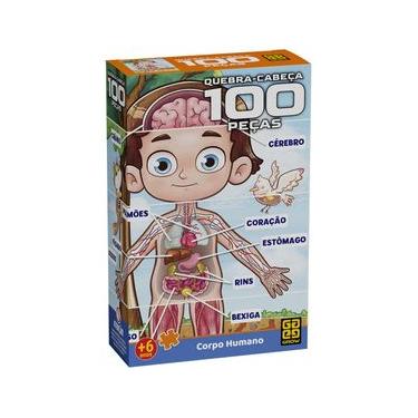 Imagem de Quebra-cabeça 100 peças Corpo Humano