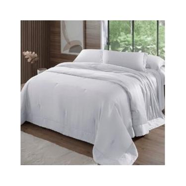 Imagem de Cobre Leito Bambu Branco Super King 400 Fios - Kacyumara Super King