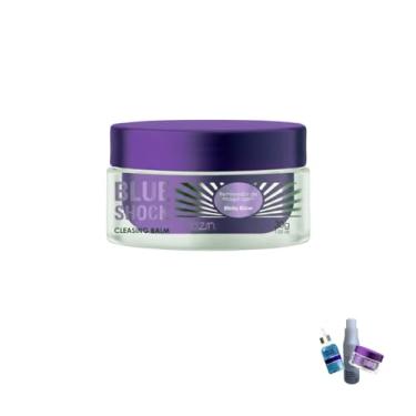 Imagem de Genérico Kit Blue Shock Cleansing Balm, Removedor de Maquiagem e Ativador de Cachos, Loção, 50 x 50 x 50 cm, Adulto, Limpeza Profunda, Pele Normal, Conjunto com 3 Produtos