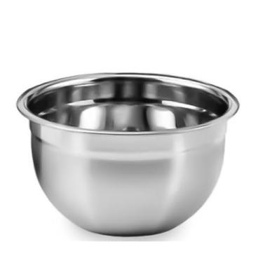 Imagem de Tigela Inox Bowl 28cm Multiuso Profissional, Aço Inox, 13,5x28cm, 285g