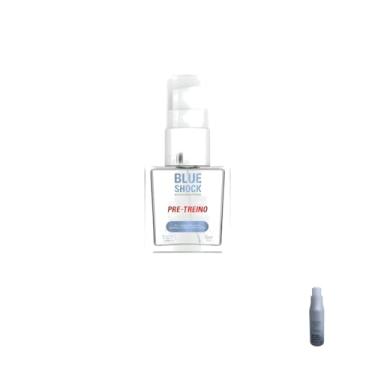 Imagem de Kit Blue Shock Tazin Cosméticos, Pré Treino para Performance e Resistência + Ativador de Cachos Power Curl, Loção, 2 Produtos em 1 Kit, Hidratante, Pele Normal, Unissex