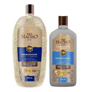 Imagem de Kit Tio Nacho Engrossador Antiqueda Shampoo 950ml+Cond 415ml