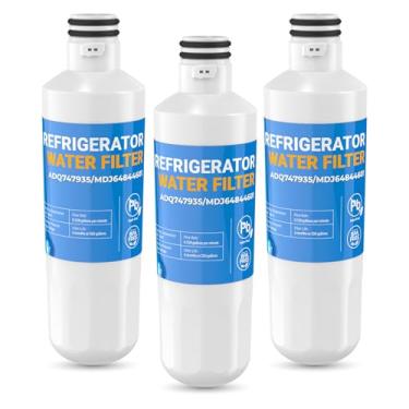 Imagem de Filtro de água LT1000PC ADQ747935 compatível com LG LT1000P/PC/PCS, MDJ64844601, substituição para Kenmore Elite 46-980, ADQ74793501, LT1000PC, ADQ74793502, LMXS28626S, LMXS28626S, LMS. XC237 96S |