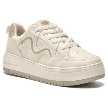 Imagem de Tênis Via Marte Feminino Plataforma Metalizado 306-002-11-Feminino