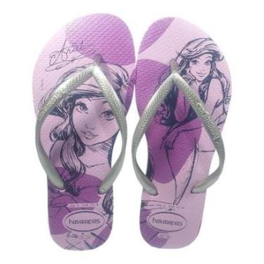 Imagem de Chinelo Feminino Havaianas Slim Princesas 4135045-Feminino