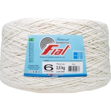 Imagem de Barbante Fial nº6 Cru 3,5kg, Cru