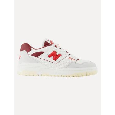 Imagem de Tênis New Balance Masculino Casual 550 Dark Red Cáqui Claro-Masculino