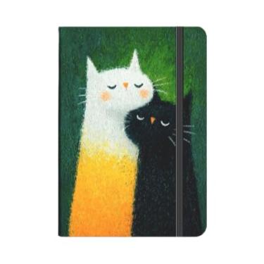 Imagem de Sketchbook - Perfeito para Criatividade e Organização. 21x14cm tema GATOS FOFOS, Papel Resistente para Dia a Dia(GATO A OLEO,SEM pauta (para desenhar))