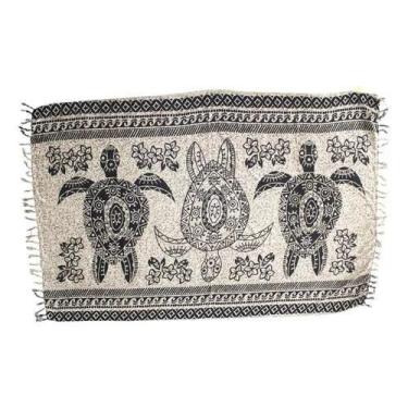 Imagem de Canga De Praia Rio De Janeiro Gigante Azul 100 Viscose - Bali Blue