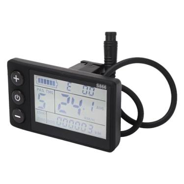 Imagem de AMONIDA Painel de Exibição Lcd à Prova D'água para Conversão de Scooter Elétrica, Painel de Controle de Exibição de Bicicleta Elétrica à Prova D'água para Ciclistas