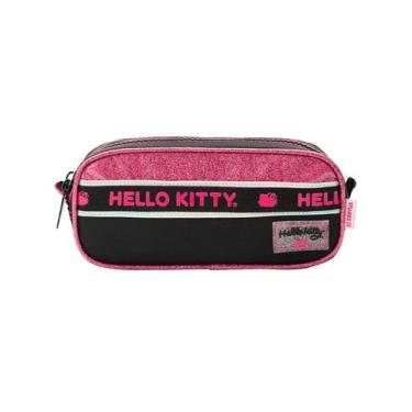 Imagem de Estojo Penal Duplo Compartimento Hello Kitty Original 14333 - Xeryus