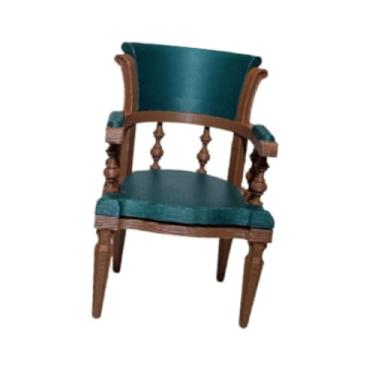 Imagem de Fiocias Conjunto de Mini Cadeiras de Escritório em Escala 1:12 - Móveis Vintage para Casa de Bonecas - Acessórios de Decoração para Cenas de Vida, Cadeira