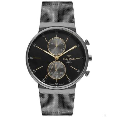 Imagem de Relógio Technos Slim Vd36ac-1f Grafite Masculino