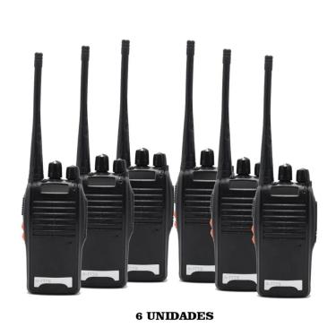 Imagem de Kit 6 Radio Comunicador Walktalk Talkabout Profissional 777s